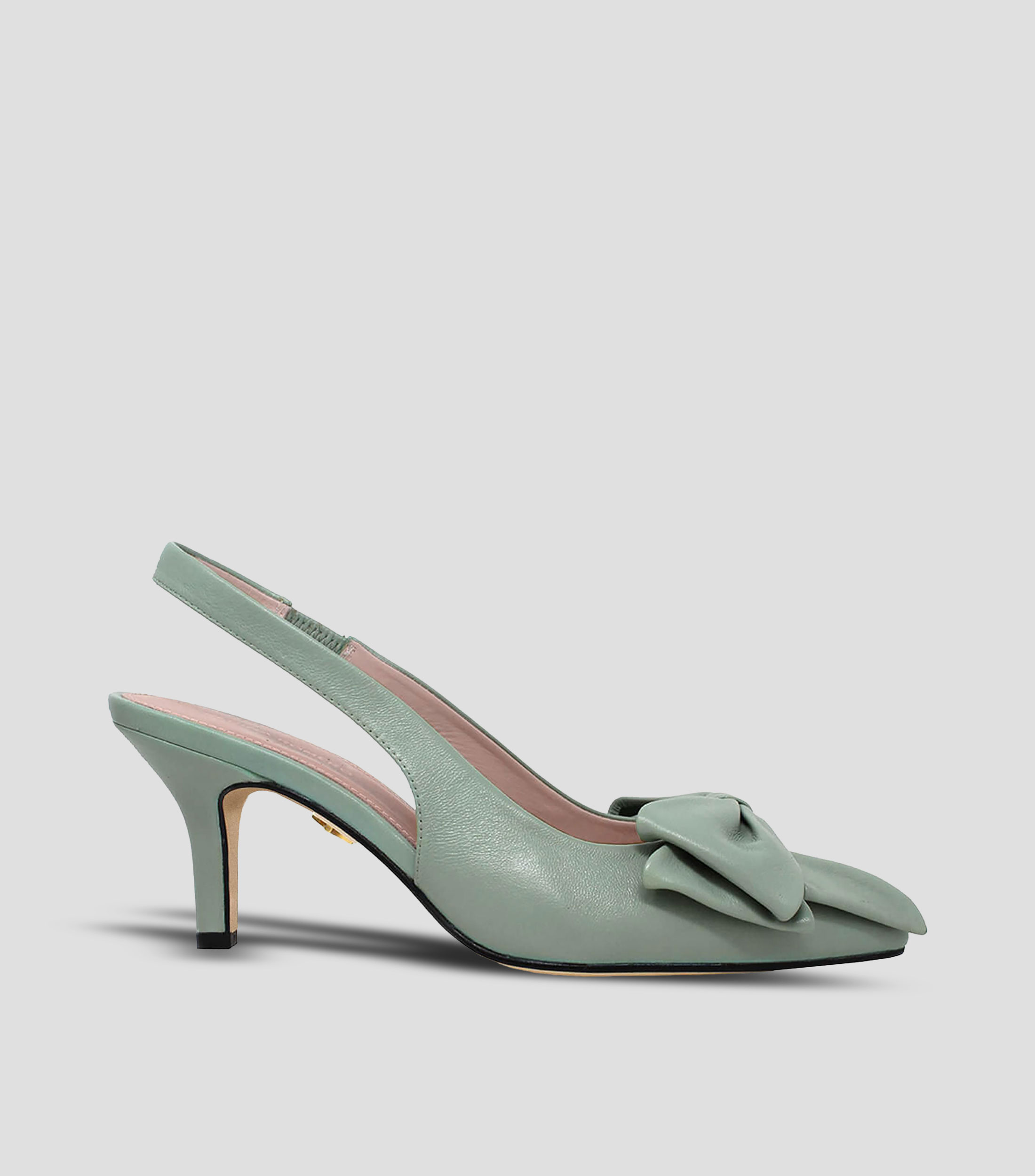 Zapatillas Slingback Mimi con tacón bajo delgado Mujer